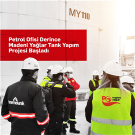 Petrol Ofisi Derince Madeni Yağlar Tank Yapım Projesi Başladı