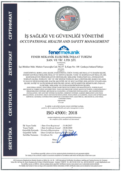 ISO 45001: 2018